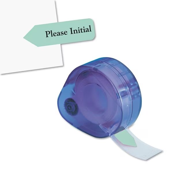 Arrow Message Page Flags in Dispenser, Please Initial, Mint, PK120, Redi-Tag, Mfr#: 81114
