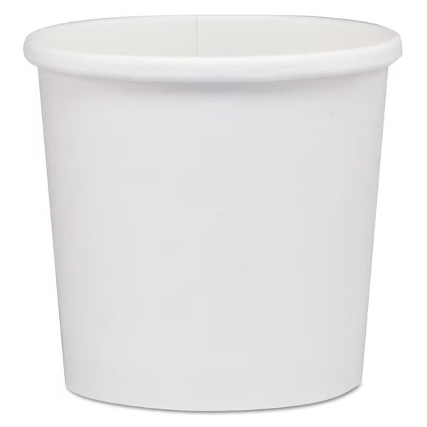 Flexstyle Dbl Poly Paper Containers, WH, 12 oz, 3 3/5, PK500, Dart, Mfr#: HS4125-2050