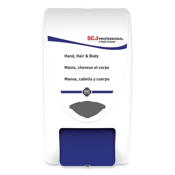 Cleanse Hand, Hair and Body Dispenser, 2 L, 6.4 x 5.7 x 11.5, White/Blue, PK15, 15PK, Sc Johnson Professional, Mfr#: SHW2LDP