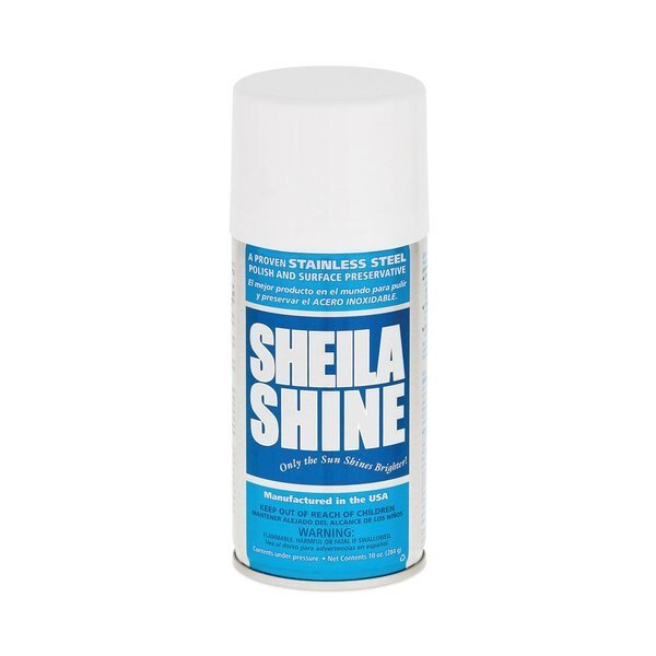 Stainless Steel Cleaner and Polish, 10 oz Aerosol Spray, Sheila Shine, Mfr#: SSI1EA