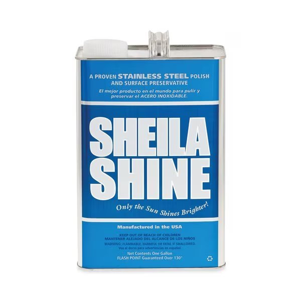 Stainless Steel Cleaner & Polish, 1gal Can, Sheila Shine, Mfr#: 4