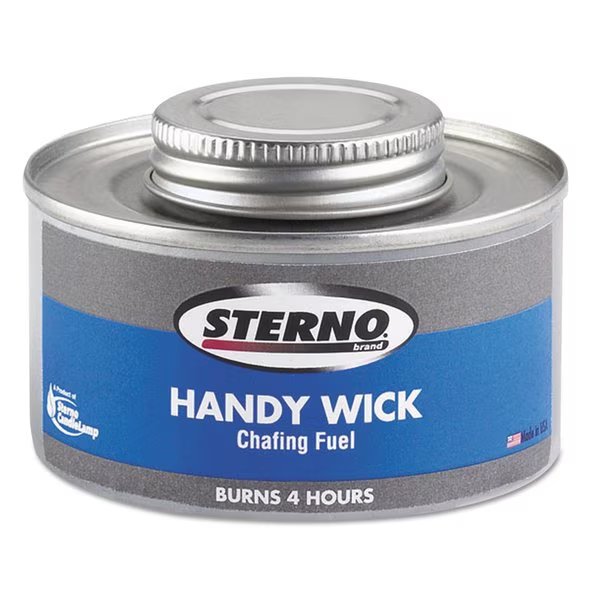 Handy Wick Chafing Fuel, Can, Methanol, Four-Hour Burn, PK24, Sterno, Mfr#: 10364