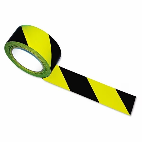 Hazard Marking AisleTape, 2Wx108 ft. Roll, Tatco, Mfr#: 14711