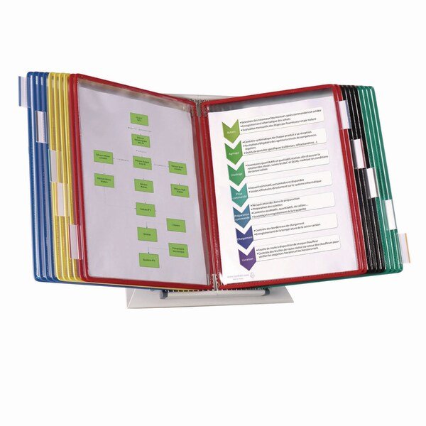 Desktop Reference Starter Set with Display Pockets, 20 Pockets, Tarifold, Mfr#: TFID292