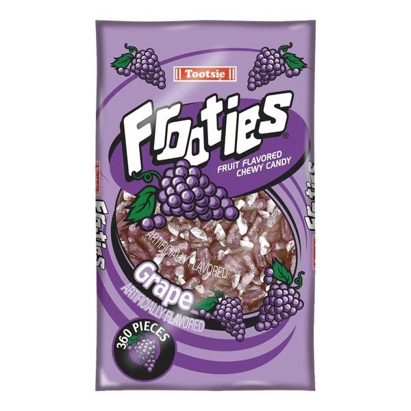 Frooties, Grape, 38.8oz Bag, 360 Pieces/Bag, Tootsie Roll, Mfr#: TOO7801