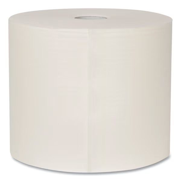 Heavy-Duty Cleaning Cloth, 1-Ply, 12.6 in. x 912.2 ft, White, Tork, Mfr#: 530105