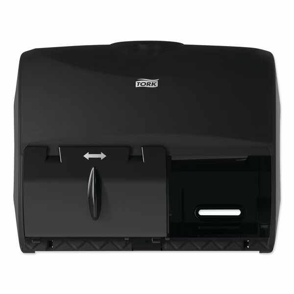 Tork OptiCore®  Twin Toilet Paper Roll Dispenser Black T11, High Capacity, 565728, Tork, Mfr#: 565728