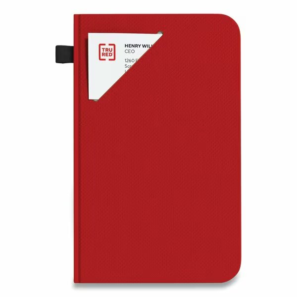 Medium Starter Journal, 1 Subject, Narrow Rule, Red Cover, 8 x 5, 192 Sheets, Tru Red, Mfr#: TR58411