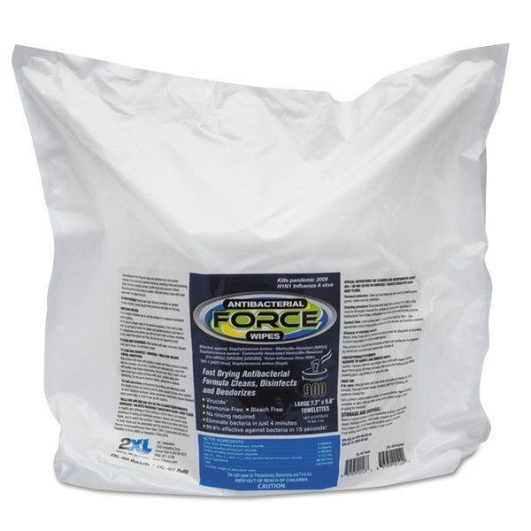 Refill, 900 Wipes, Unscented, 2Xl, Mfr#: 401-4