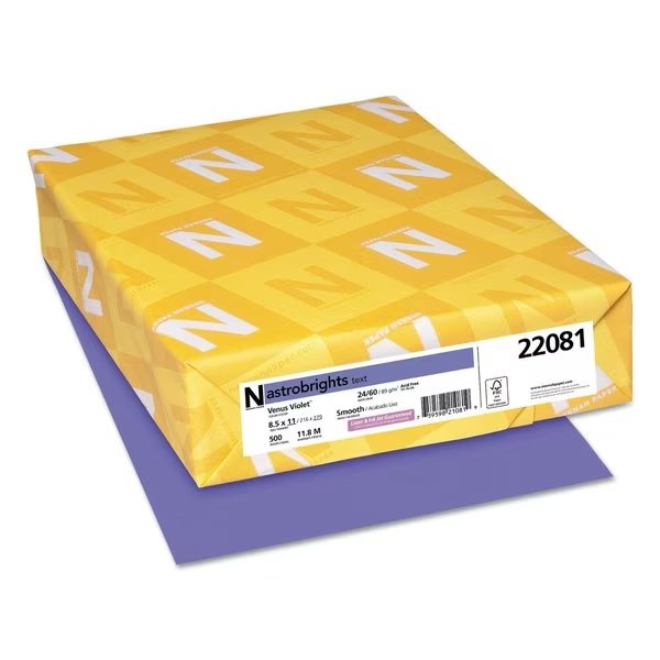 ColoPaper, VenusViolet, 500, PK500, Neenah Paper, Mfr#: 22081