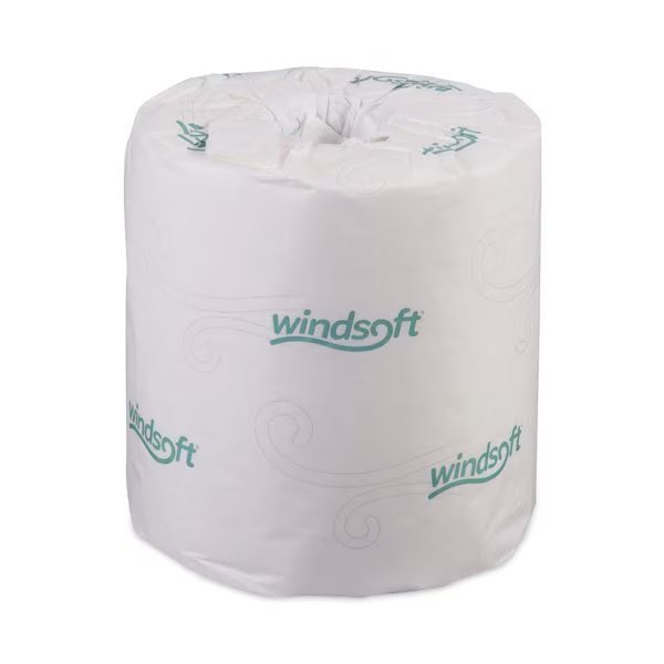 Roll, 500 Sheets, White, 96 PK, Windsoft, Mfr#: WIN2240B