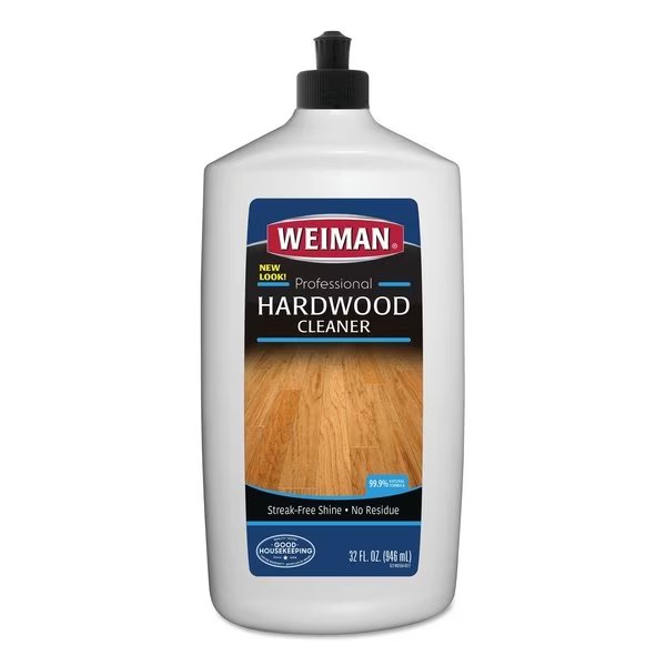 Hardwood Floor Cleaner, 32 oz Squeeze Bottle, PK6, Weiman, Mfr#: 522