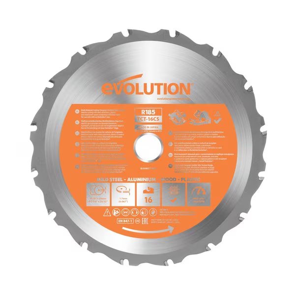 10-Inch Multi Material Table Saw, 15 Amp, Evolution, Mfr#: RAGEBLADE