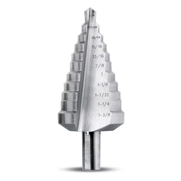 1/4 To 1-3/8" Straight Flute Step Drill, Evolution, Mfr#: SD-11