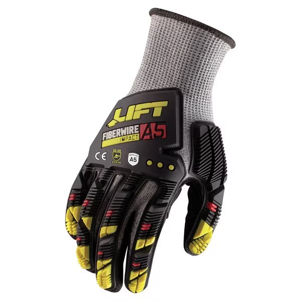 LIFT FIBERWIRE A5 IMPACT NITRILE MICROFOAM Glove, Lift Safety, Mfr#: GFC-19YXXL