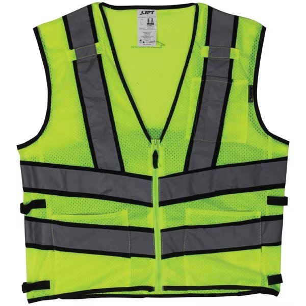 VIZPRO2 VEST Yellow, Lift Safety, Mfr#: AV2-10L2L