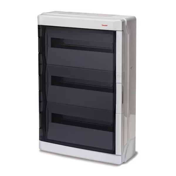 IP65 DIN Rail Circuit Breaker Enclosure Module and Outdoor Use, Famatel, Mfr#: 39054