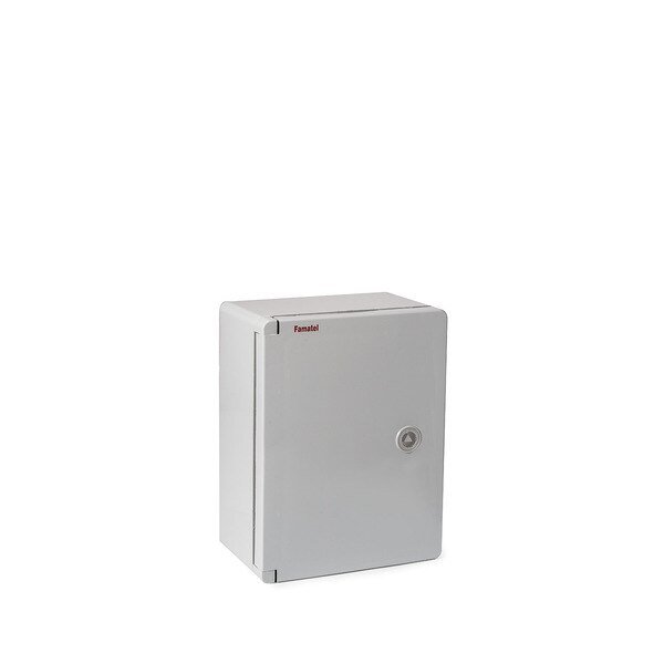 Polycarbonate Enclosure, 8.27 in H, 11 in W, 5-1/8 in D, NEMA 4X, Famatel, Mfr#: 39123UL