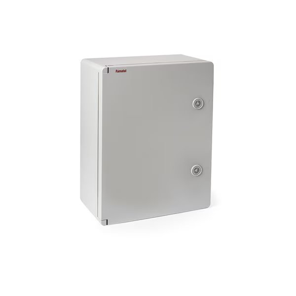 Polycarbonate Enclosure, 11.8 in H, 15.7 in W, 6.45 in D, NEMA 4X, Famatel, Mfr#: 39134UL