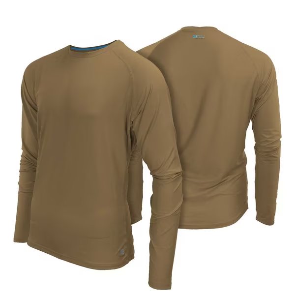 Men's Drirelease Mobile Cooling Long Sleeve Shirt, Coyote Brown, SM, Mobile Cooling, Mfr#: MCMT05330221