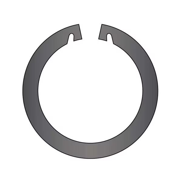 Internal Retaining Ring, Steel, Black Phosphate Finish, 2.812 in Bore Dia., G.L. Huyett, Mfr#: UHO-281