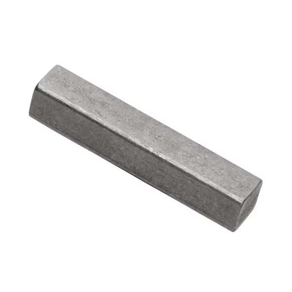 Undersized Machine Key, Square End, Carbon Steel, Plain, 33 mm L, 7 mm Sq, G.L. Huyett, Mfr#: 300707-033