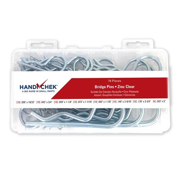 Bridge Pin Asst CS ZC 74pc, Handi-Chek, Mfr#: DISP-BP074