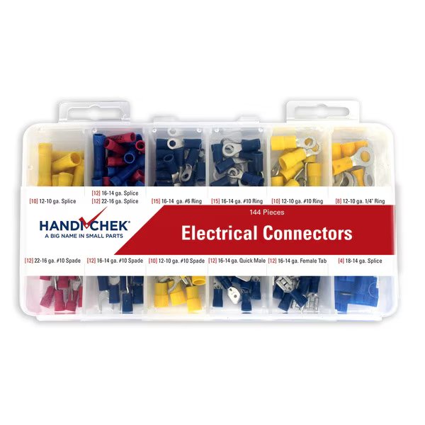 Electrical Connector Asst 144pc, Handi-Chek, Mfr#: DISP-EC144