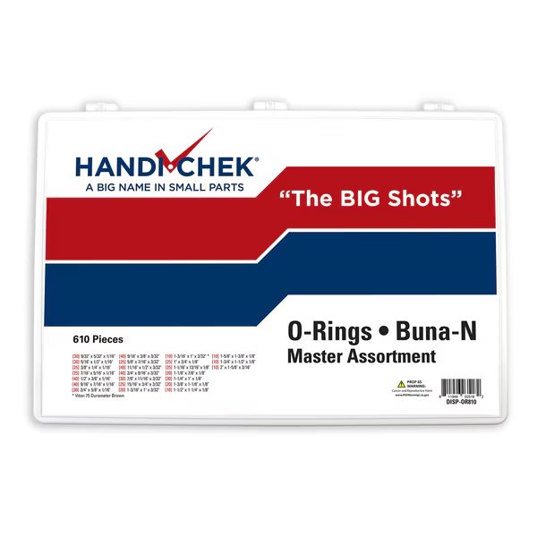 O-Ring Buna N Assort 810pc, Handi-Chek, Mfr#: DISP-OR810