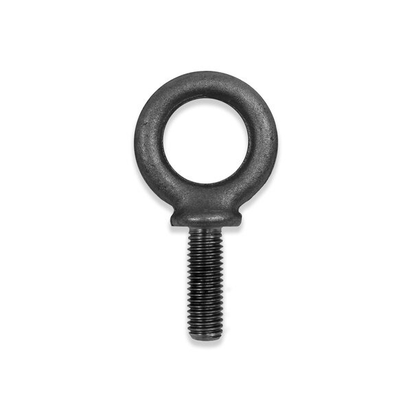 Eye Bolt With Shoulder, 1/2", 1-1/2 in Shank, 1-3/16 in ID, Carbon Steel, Self Colored, Aztec Lifting Hardware, Mfr#: MEB012-2A