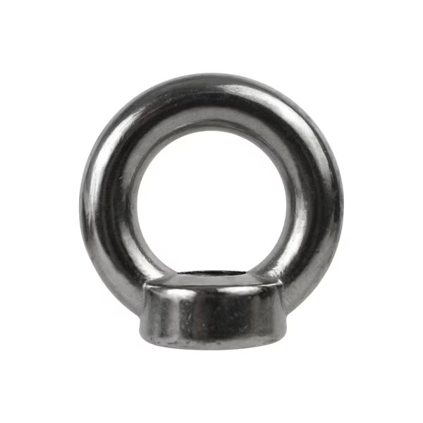 Round Eye Nut, M8-1.25 Thread Size, 18-8 Stainless Steel, Polished, Aztec Lifting Hardware, Mfr#: SSDN08