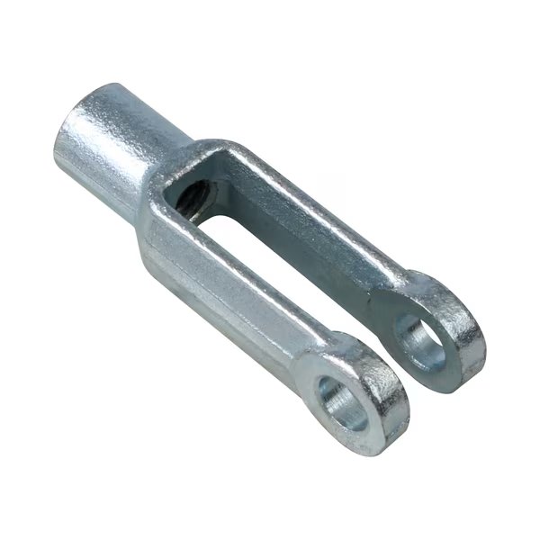 Yoke End, 1020 Carbon Steel, Zinc Clear Trivalent, 1/2" Thrd Sz, 3 in Overall Lg, Aztec Lifting Hardware, Mfr#: YK12-20-LH-ZP