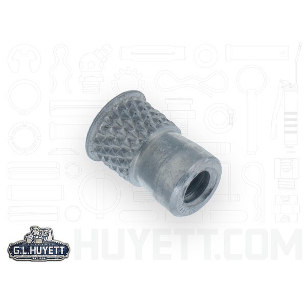 Rivet Nut, #6-32 Thread Size, 0.255 in Flange Dia., .370 in L, Steel, Avk, Mfr#: BTI-AWS2-632/B