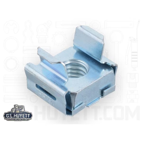 Lock Nut, 3/8"-16, Zinc Electroplate Finish, A Raymond Tinnerman, Mfr#: EFUR-D30683-3816-3B/B