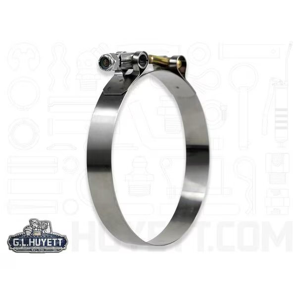 Hose Clamp T-Bolt 300SS Band Part #150, Heritage Industrial, Mfr#: HCTB-P333-150-750