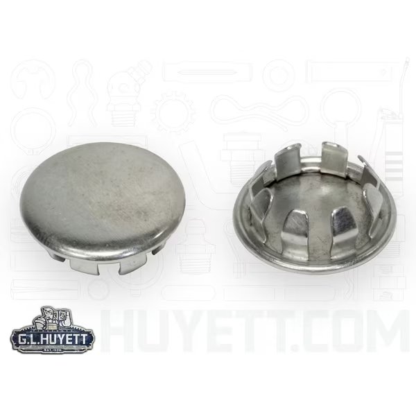 Push On Plug 1/2 Inch ZN, G.L. Huyett, Mfr#: PLUG-48152-K2915