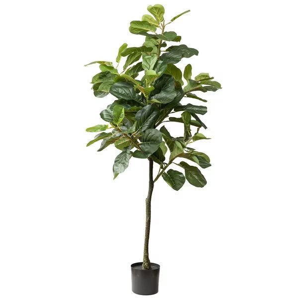 Faux 5 ft. Fiddle Leaf Tree w/Pot, Forever Leaf, Mfr#: FL01101