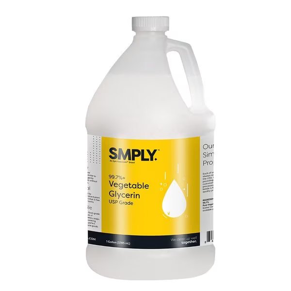 SMPLY. 99.7% Pure USP Vegetable Glycerin - Food Grade - 1 Gallon, Smply, Mfr#: SMPLY-GLY-1G