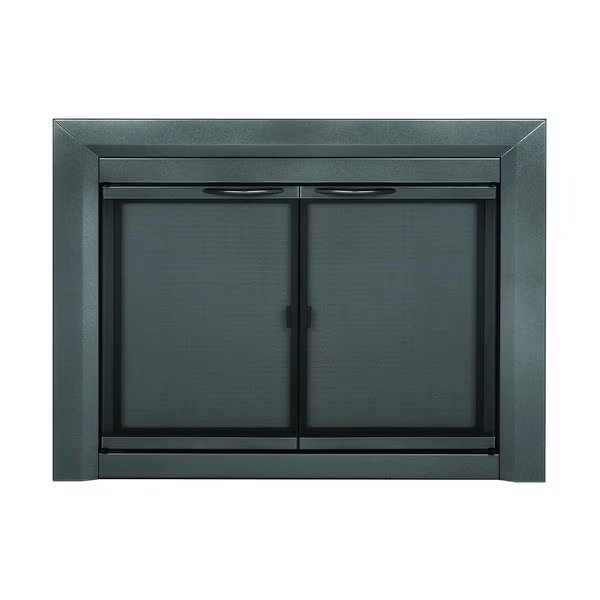 Carlisle Large Gunmetal, Fireplace Glass Doors, Mfr#: CL-3002GM