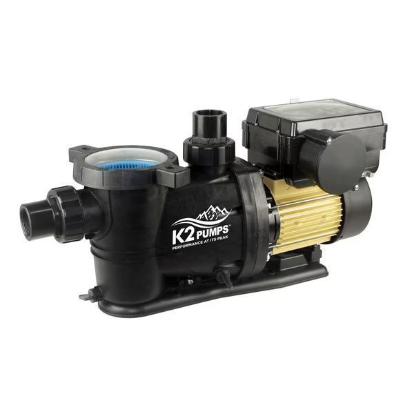 Variable Speed Pool Pump, 1 HP, Self-priming, 230 Volt, DOE & CEC Compliant, K2 Pumps, Mfr#: PPV10001SPK