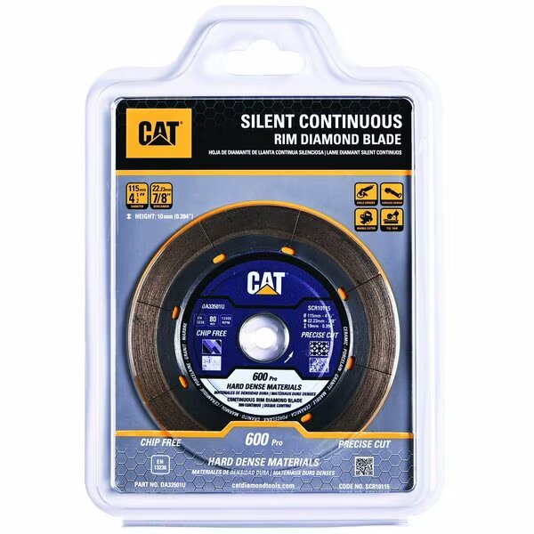 600 Pro Tile-Hard Dense Materials 4.5-In Blade 115mm, Caterpillar, Mfr#: DA33501U