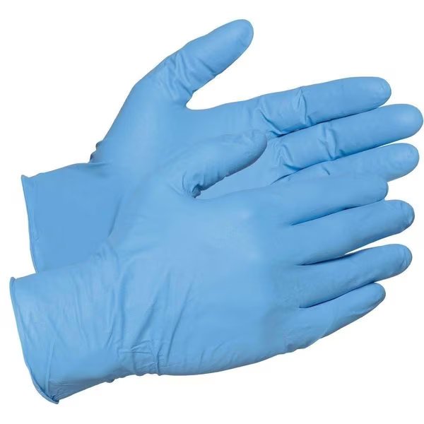 19825, Nitrile Disposable Gloves, 4 mil Palm, Nitrile, Powder-Free, M, 500 PK, Blue, Gemplers, Mfr#: 198255-M