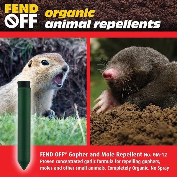 Mole and Gopher Garlic Repellents, Pack of 12, Luster Leaf, Mfr#: GM-12