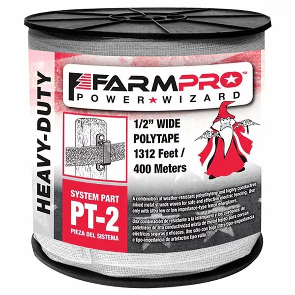 Polytape, 6 Strand, 1/2 In, 1312 Feet Roll, Agratronix, Mfr#: PT-2