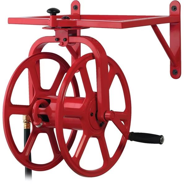Revolution WallMount Rotating Water Hose Reel, 150 Feet Capacity, Liberty, Mfr#: 713