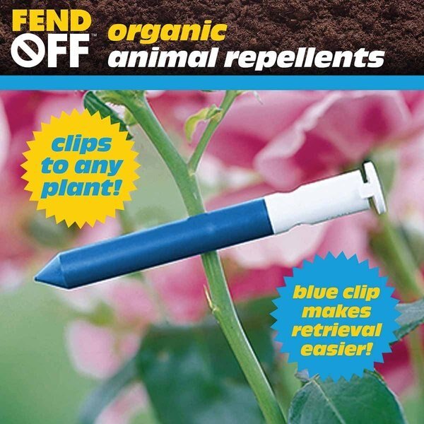Garlic Clip Repellant with Odor Release, Pk 100, Luster Leaf, Mfr#: DR-100B