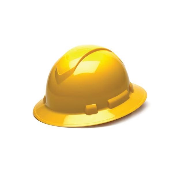 Ridgeline Full Brim 4 Point Ratchet Hard Hat, Pyramex, Mfr#: HP54130