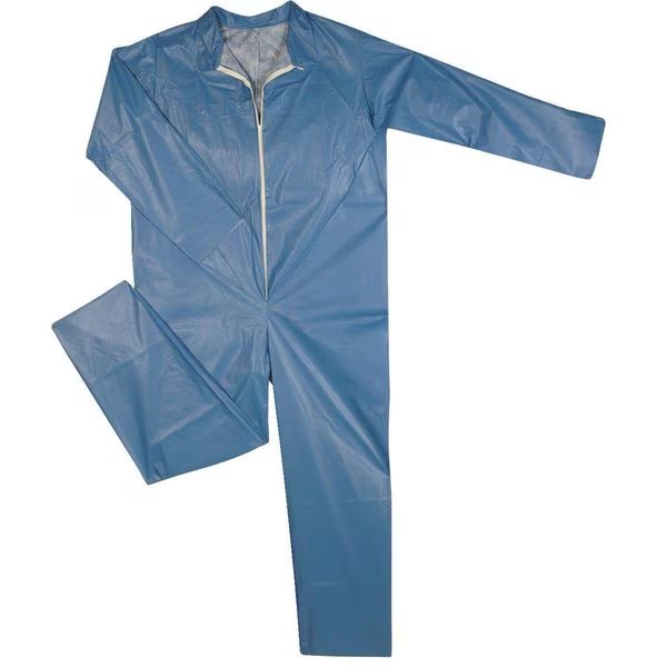 Gemplers Blue Poly-Coated Coveralls, Gemplers, Mfr#: 5202BMGRA
