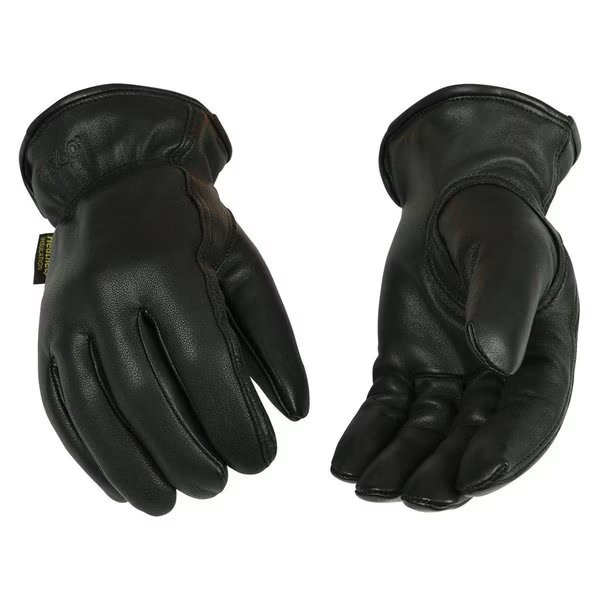 Kinco Lined Black Goatskin Driving Gloves, Kinco, Mfr#: 93HK-L