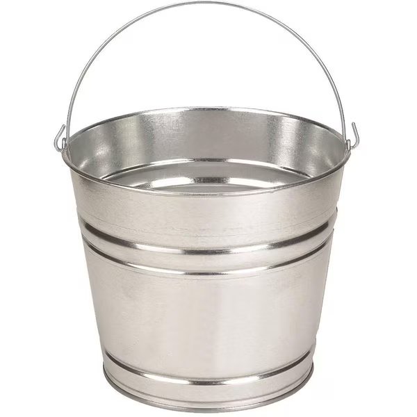 8 Quart Galvanized Steel Utility Pail, Behrens, Mfr#: 1208GS